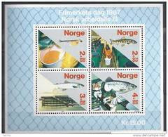 Norvège,  1987 Bloc N°8 Neuf, Journée Du Timbre Avec Poissons - Blocchi & Foglietti