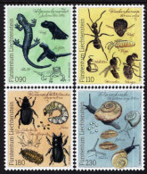Liechtenstein - 2023 - Fauna Of Samina Valley - Mint Stamp Set - Ungebraucht