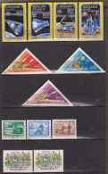 HUNGRIA - 1969/1973/1975 - Lote De 12 Selos  * MH Com Goma Original E Marca De Charneira - Verzamelingen