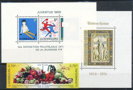 TIMBRE STAMP ZEGEL LUXEMBOURG 2 BF ET SERIE VEGETAUX  XX - Other & Unclassified