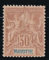 Mayotte N°9 - Neuf * Avec Charnière - TB - Ungebraucht