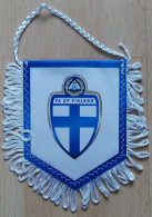 Football Association Of Finland Football Soccer Fussball Calcio Futbol Futebol PENNANT, SPORTS FLAG ZS 4/16 - Bekleidung, Souvenirs Und Sonstige