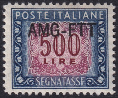 Trieste Zone A 1949 Sc J29 Sa S28 Postage Due MNH** Signed - Taxe