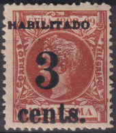 1899-664 CUBA US OCCUPATION 1899 3c S. 1ml . 3º ISSUE. PUERTO PRINCIPE. PHILATELIC FORGUERY FALSO FILATELICO. - Neufs