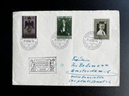 LIECHTENSTEIN 1956 LETTER VADUZ TO AMSTERDAM 29-08-1956 - Lettres & Documents