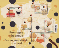 BL307**(5066/5070) - Fromages Régionaux / Kazen Van Streek Tot Streek / Regionaler Käse / Regional Cheeses - EUROPE - Unused Stamps