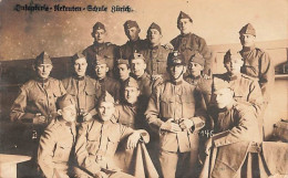 Carte-Photo Militaria Schweiz Armee Armée Suisse Infanterie Recruten-Schüle Zürich 1923 - Zürich