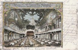 Berlin - Litho - 1906 - Gruss Aus Den Concordia Festsälen. - Rixdorf