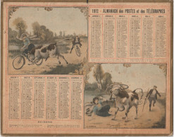 ALMANACH Des Postes Et Télégraphes  Année 1912 (bords Dorés). Meurthe Et Moselle. - Big : 1901-20