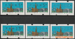 België 1990 - Mi:autom 22 II, Yv:TD 29, OBP:ATM 80 Set, Machine Stamp - XX - Belgica 80 - Mint