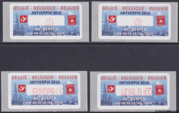 België 2010 - Mi:autom 69, Yv:TD 77, OBP:ATM 126 S11, Machine Stamp - XX - Antverpia 2010 Antwerp - Mint