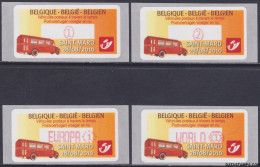 België 2010 - Mi:autom 70, Yv:TD 78, OBP:ATM 127 S 11, Machine Stamp - XX - Postal Vehicles Then And Now - Mint