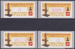 België 2010 - Mi:autom 71, Yv:TD 79, OBP:ATM 128 S11, Machine Stamp - XX - The Magic Of Folon La Hulpe - Mint
