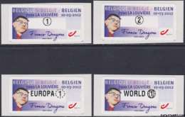 België 2012 - Mi:autom 80, Yv:TD 88, OBP:ATM 137 S13, Machine Stamp - XX - Free Dragone Jean Libert - Mint