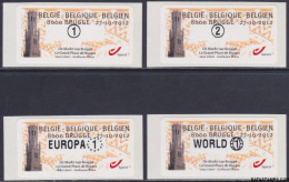 België 2012 - Mi:autom 83, Yv:TD 91, OBP:ATM 140 S13, Machine Stamp - XX - Market Of Bruges - Mint