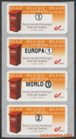 België 2011 - Mi:Autom 76, Yv:TD 82, OBP:ATM 133 Set, Machine Stamp - XX - Feast Of The Stamp - Mint