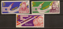 CUBA 1963 Cosmonauts MNH - Noord-Amerika