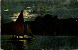 Minnesota St Paul Yachting On White Bear Lake 1909 - St Paul