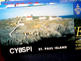 CARD QSL CANADA NOVA SCOTIA  Cape North ST. PAUL ISLAND  1983 JH9658 - Altri & Non Classificati