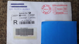 Ankara Turkey To Latvia  Registered Mail / Letter  2005 Year - Lettres & Documents
