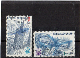 TCHECOSLOVAQUIE   1976  Poste Aérienne  Y.T. N° 72  à  77  Incomplet  Oblitéré - Luftpost