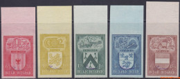 België 1946 - Mi:776/780, Yv:743/747, OBP:743/747, Stamp - □ - Antituberculose Belgian Cities I - 1941-1960