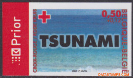 België 2005 - Mi:3415, Yv:3341, OBP:3367, Stamp - □ - Red Cross Tsunami - 2001-…