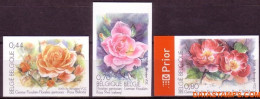 België 2005 - Mi:3431/3433, Yv:3368/3370, OBP:3383/3385, Stamp - □ - Gentian Floralien XI Roses - 2001-…