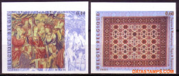 België 2005 - Mi:3461/3462, Yv:3398/3399, OBP:3413/3414, Stamp - □ - Carpets And Tapestries Belgie - Turkijke - 2001-…