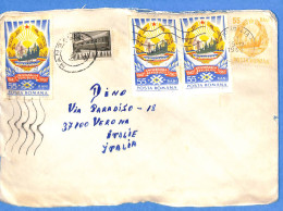 Lettre : Romania To Italy Singer DINO L00141 - Lettres & Documents