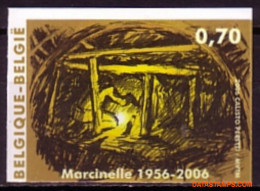 België 2006 - Mi:3595, Yv:3532, OBP:3547, Stamp - □ - Mine Disaster Marcinelle - 2001-…