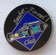 FORMULE 1 - F1 - FORMULA ONE - CAR - VOITURE BLEUE JAUNE - TEAM SAUBER CLUB  - AUTOMOBILE - AILERON BLANC,BLEU - (32) - F1