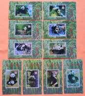 China Commemorative Sheet Of Panda,no Face Value,10v - Collections, Lots & Series