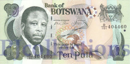 BOTSWANA 10 PULA 2007 PICK 24b UNC - Botswana