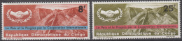 CONGO (République Démocratique Du) 600 603 ** MNH Paix Progrès Bord De Feuille Numéroté - Unused Stamps