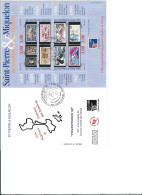 SAINT PIERRE ET MIQUELON BLOC N° 6 SUR FDC 1999 TTB - FDC