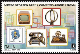 Italie 2022 Communication Historique Musée TV Radiodiffusion Téléphone MNH - Altri & Non Classificati