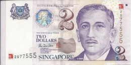 SINGAPOUR  -  SINGAPORE -  2  Dollars  Nd(2000)   --  UNC  --   Millenium. - Singapore