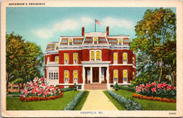 Maryland Annapolis The Governor's Residence 1940 - Annapolis