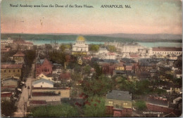 Maryland Annapolis Naval Academy Seen From The Dome Of The State House 1910 - Annapolis – Naval Academy