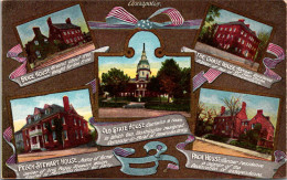 Maryland Annapolis Multi View Showing Brice Chase Peggy Stewart Paca And Old State House - Annapolis