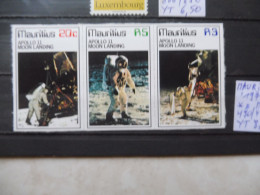 Mauritius Maurice 490/492  Neuve ** Mnh Espace Space Apollo 11 Parfait Perfect 1979 - Altri & Non Classificati