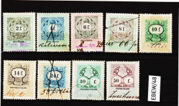 EBEW/48 LOT - STEMPELMARKEN Österr. - Ungarische  DONAUMONARCHIE 1898 2-4-6-8-10-1424-30-50 F  Entwertet - Fiscale Zegels