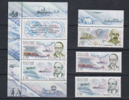 Russia 2000 Polar Explorers 5v ** Mnh (58488)see Scan - Polar Explorers & Famous People