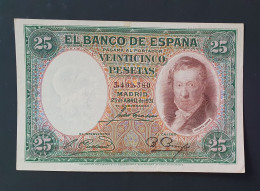 España Billete 25 Pesetas 1931 - 25 Peseten