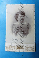 CDV  Cabinet Photo. Photographie   Studio Portret   Atelier G.Mineur Charleroi Femme Mode Coiffure - Antiche (ante 1900)