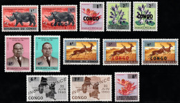 1960 Congo Definitive Set MNH** Sc114 - Nuovi