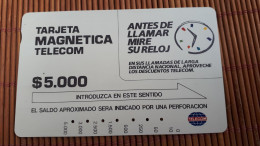 Phonecard Colombia 5.000 Tarjeta Magnetica Used Rare - Colombie
