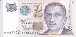 SINGAPOUR  -  SINGAPORE -   2  Dollars  Nd(2005)   --  UNC  -- - Singapore