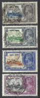 HONG KONG....KING GEORGE V....(1910-36..)....OMNIBUS.....SILVER JUBILEE......SET OF 4......VFU.. - Gebruikt